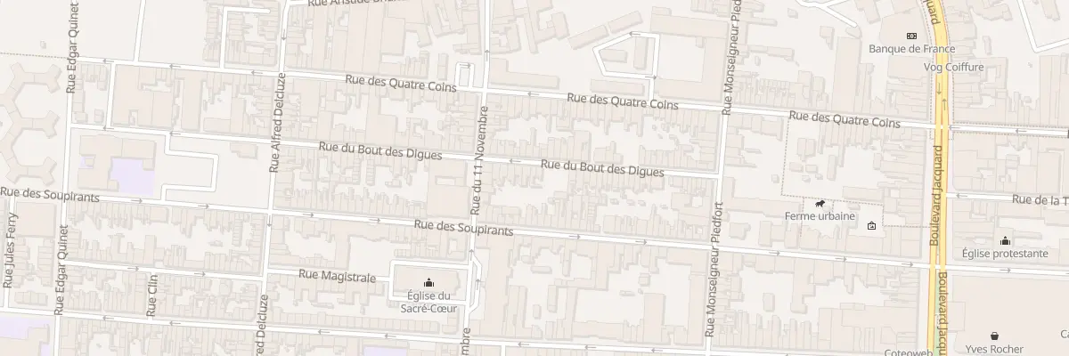 Plan du 53 Rue du Bout des Digues à Calais