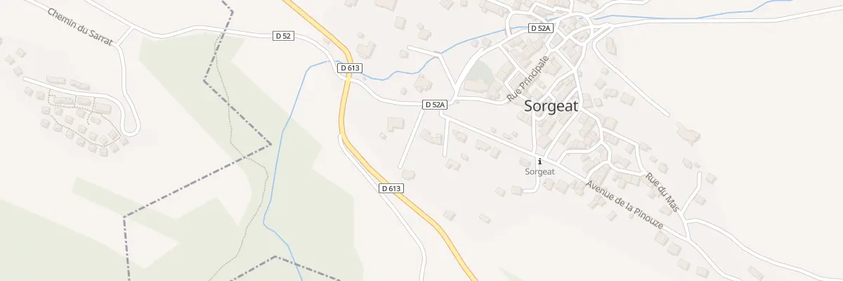 Plan du 162 Garabou à Sorgeat