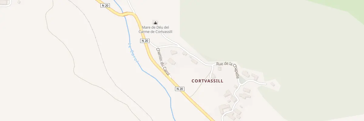 Plan du 9001 Cap de l’Homme à Porta