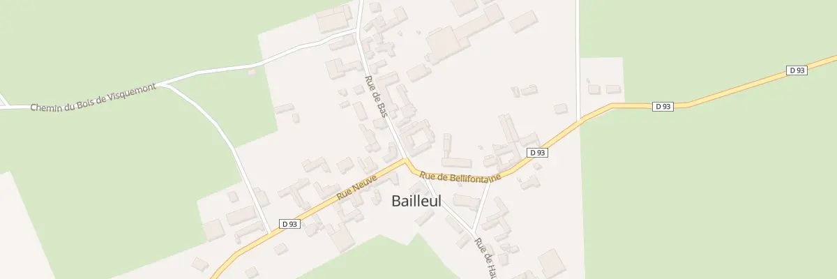 Plan du 2 Rue de Bas à Bailleul