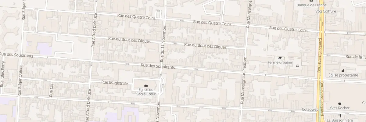 Plan du 84 Rue des Soupirants à Calais