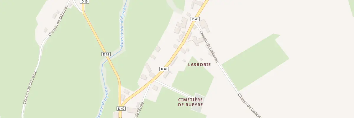 Plan du 5012 Lasbories à Rueyres
