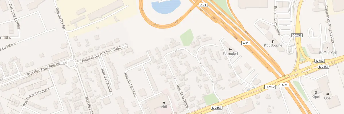 Plan du 20 Rue de la Noue à La Chapelle-Saint-Mesmin
