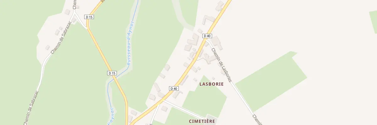 Plan du 5013 Lasbories à Rueyres