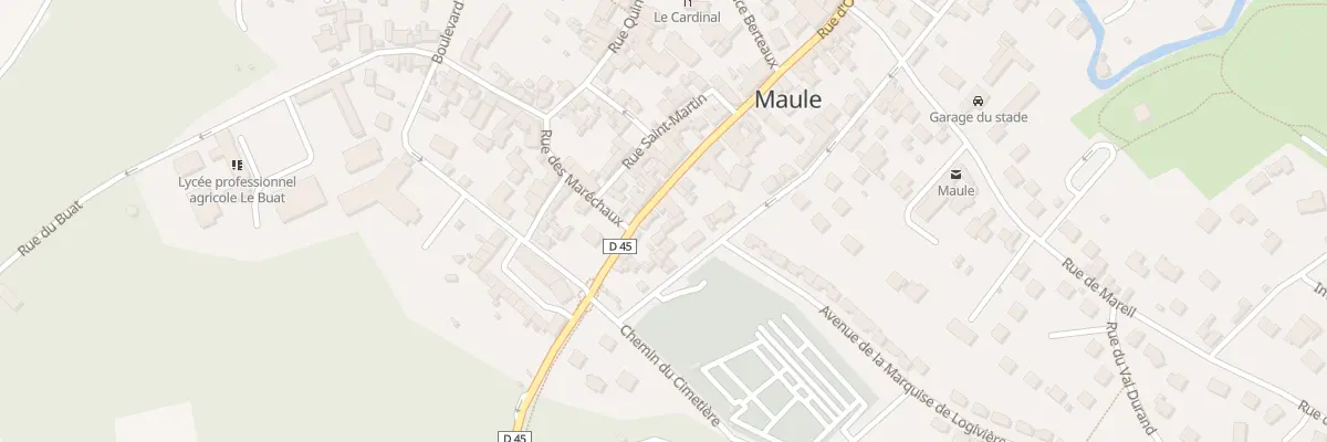 Plan du 47 Rue d’Orléans à Maule