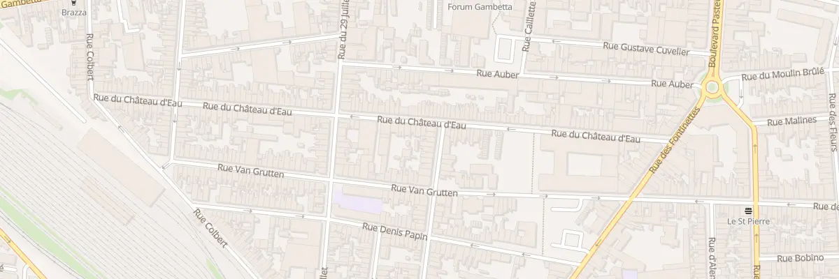 Plan du 79 Rue du Chateau d’Eau à Calais