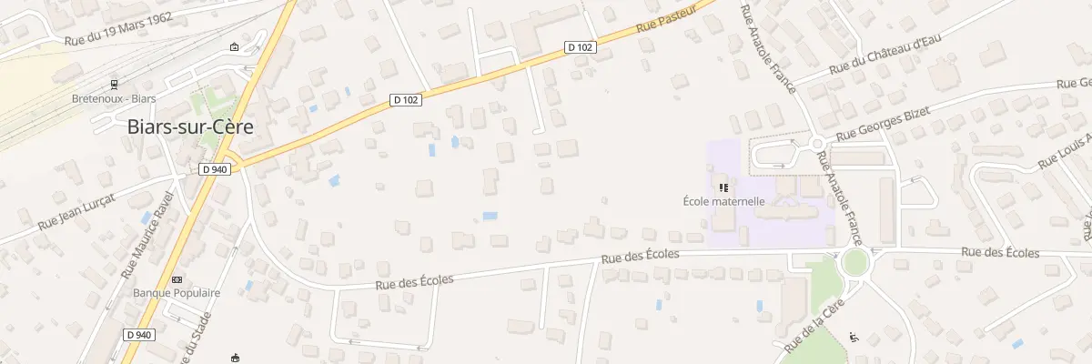 Plan du 29B Rue des Écoles à Biars-sur-Cère