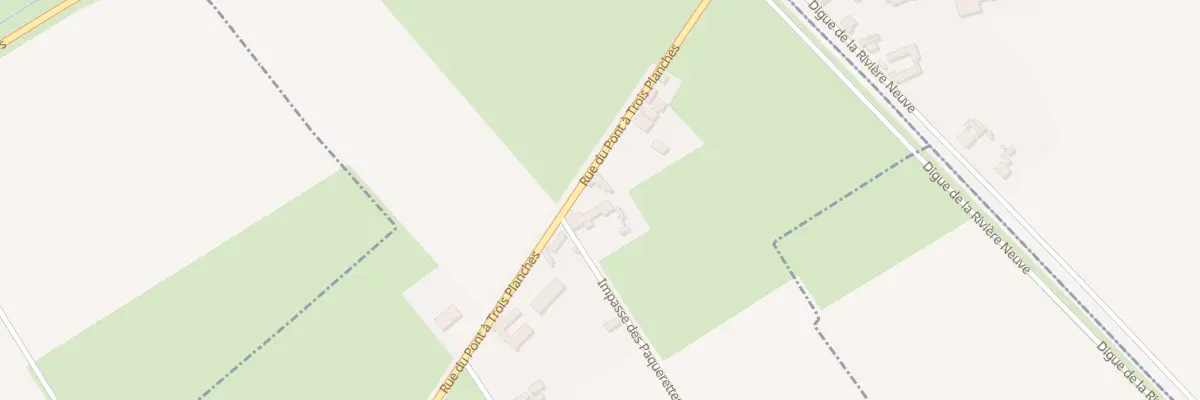 Plan du 754 Rue du Pont A Trois Planches à Fréthun