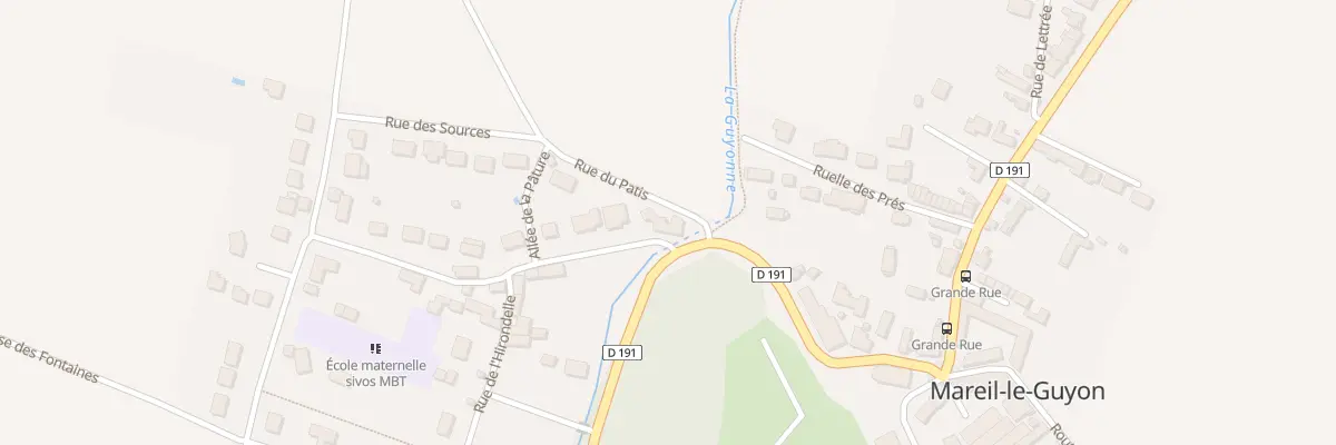 Plan du 8 Rue du Bout de l’Eau à Mareil-le-Guyon