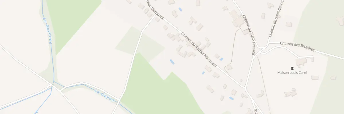 Plan du 48 Che du Rocher Marquant à Bazoches-sur-Guyonne