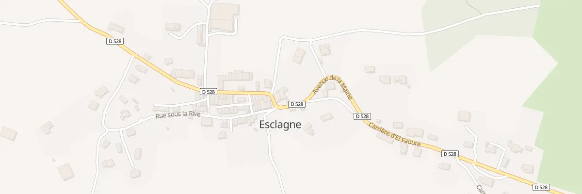 Plan du 7 Village à Esclagne