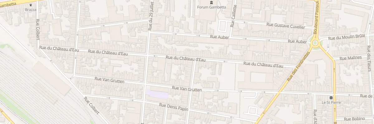 Plan du 77 Rue du Chateau d’Eau à Calais