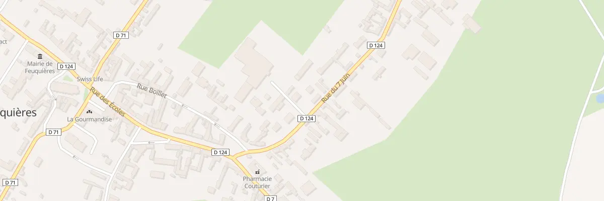Plan du 10 Rue du Sept Juin à Feuquières