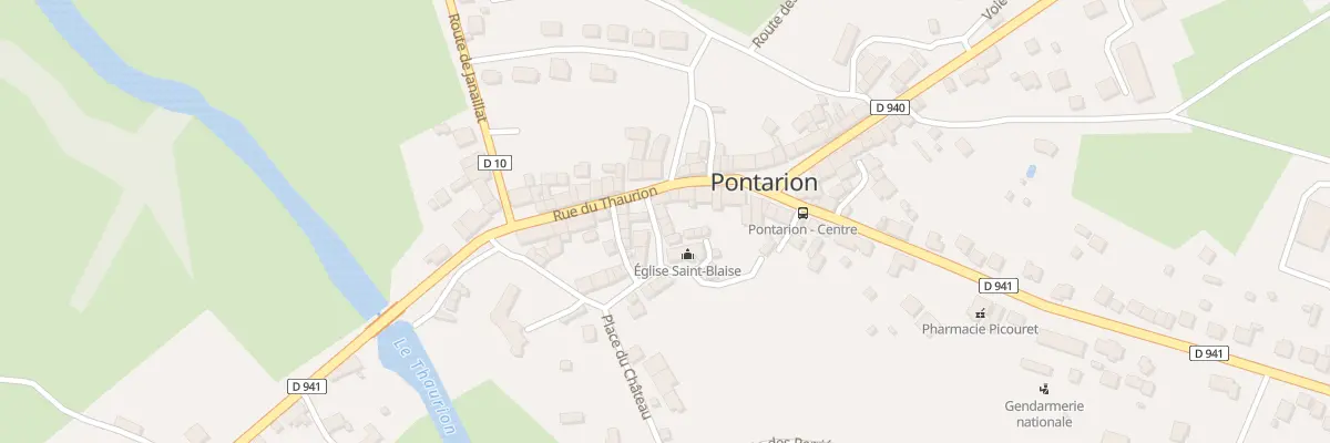 Plan du 12 Pl de l’Eglise à Pontarion
