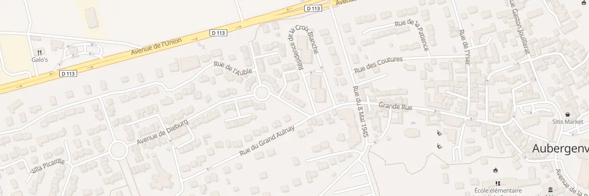 Plan du 44 Gr Grande Rue à Aubergenville