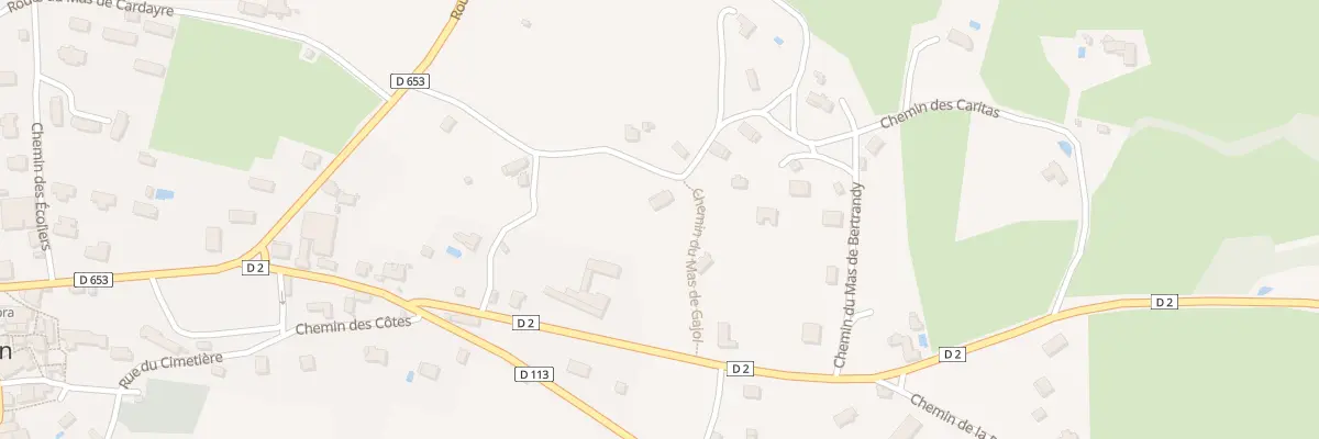 Plan du 5237 Mas du Muscat à Livernon