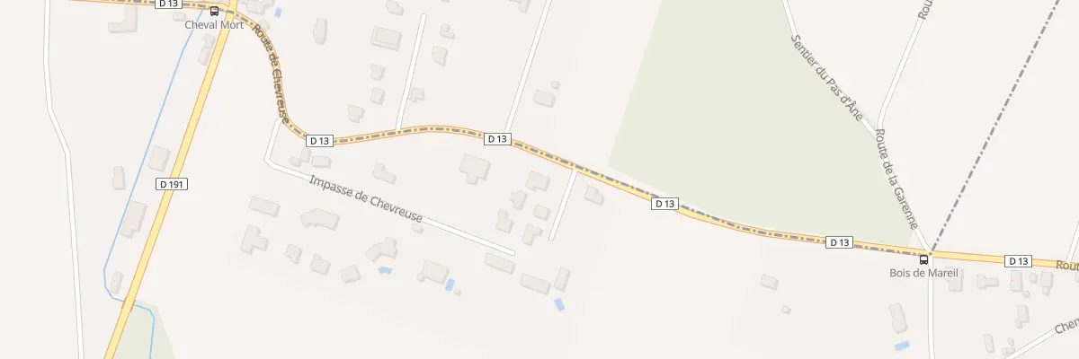 Plan du 10 Rte de Chevreuse à Bazoches-sur-Guyonne