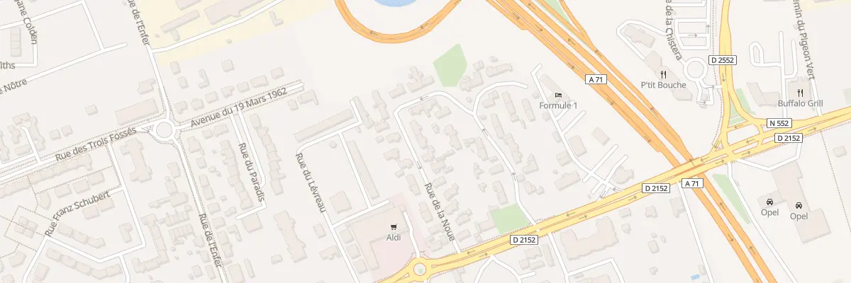 Plan du 16 Rue de la Noue à La Chapelle-Saint-Mesmin