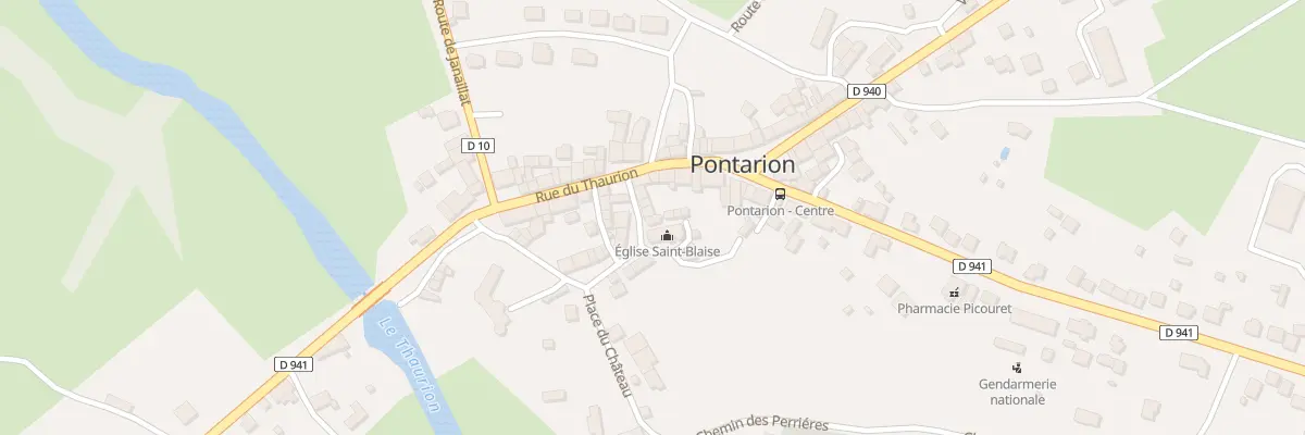 Plan du 8 Pl de l’Eglise à Pontarion