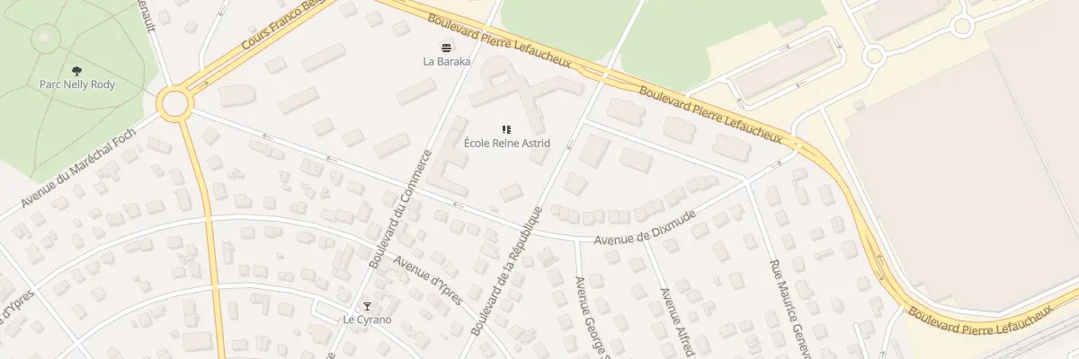 Plan du 25 Bd de la République à Aubergenville