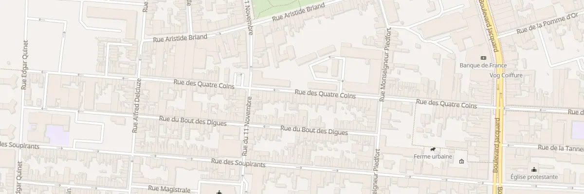 Plan du 87 Rue des Quatre Coins à Calais