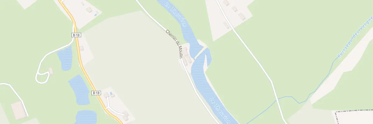 Plan du 1 Che du Moulin à Pontarion