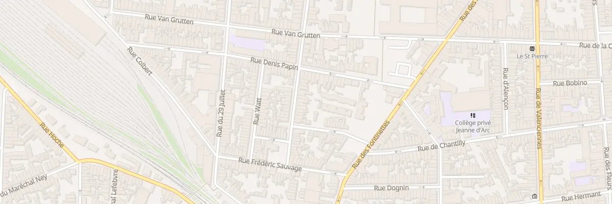 Plan du 37 Rue Fulton à Calais