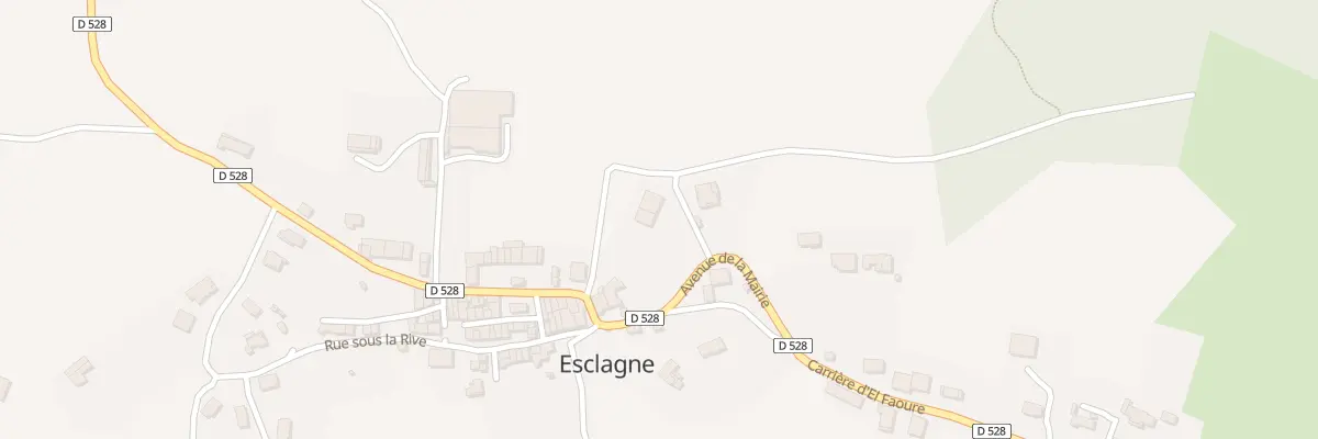Plan du 2 Av de la Mairie à Esclagne