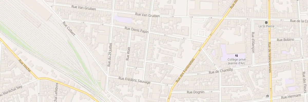 Plan du 39 Rue Fulton à Calais