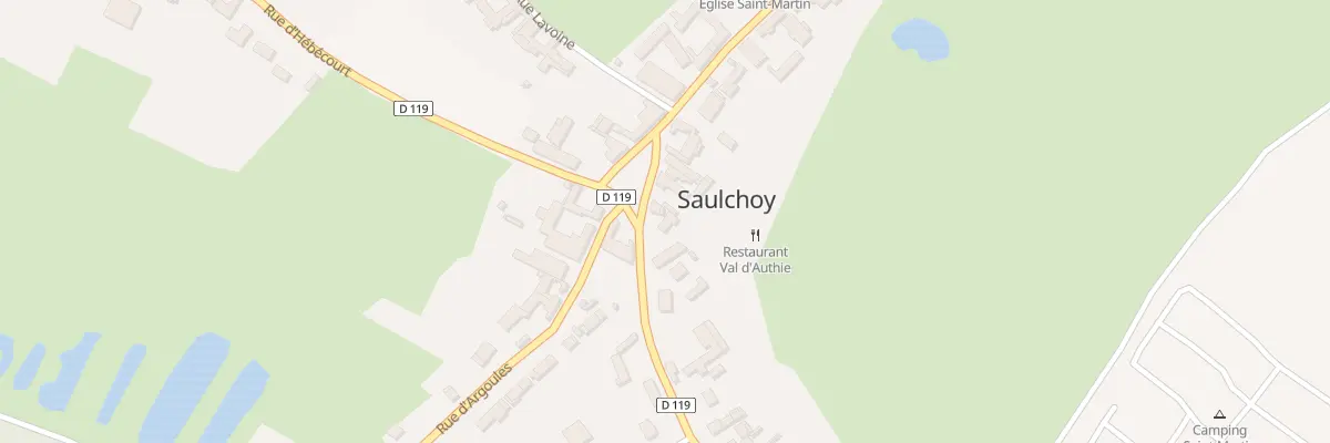 Plan du 24 Vc La Place à Saulchoy