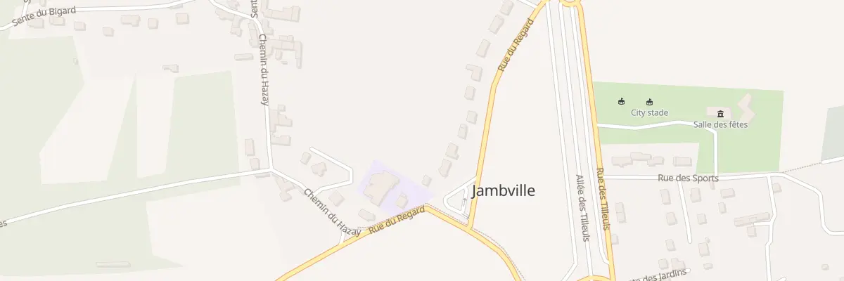 Plan du 59 Rue du Regard à Jambville