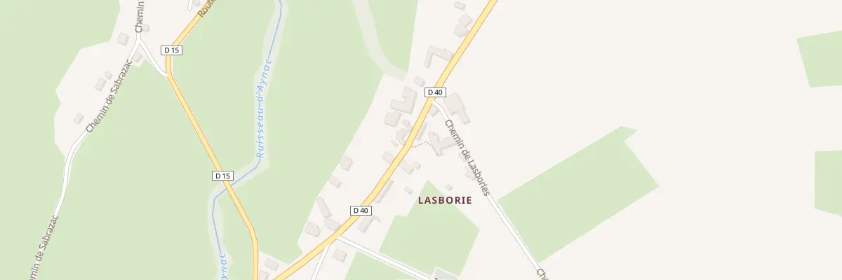 Plan du 5014 Lasbories à Rueyres