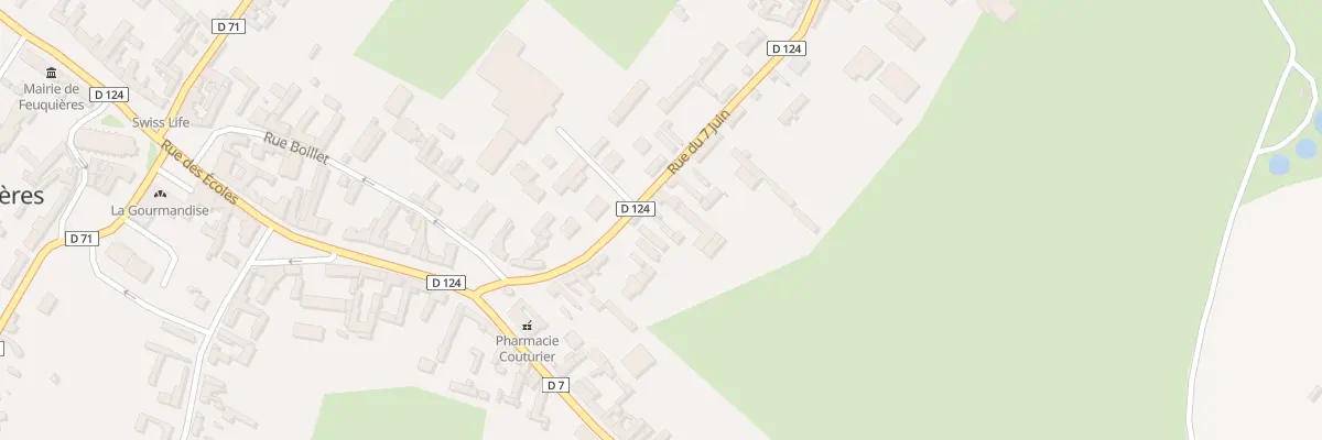 Plan du 15B Rue du Sept Juin à Feuquières