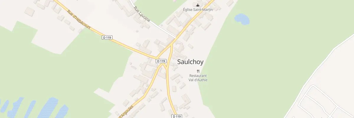 Plan du 40 Vc La Place à Saulchoy