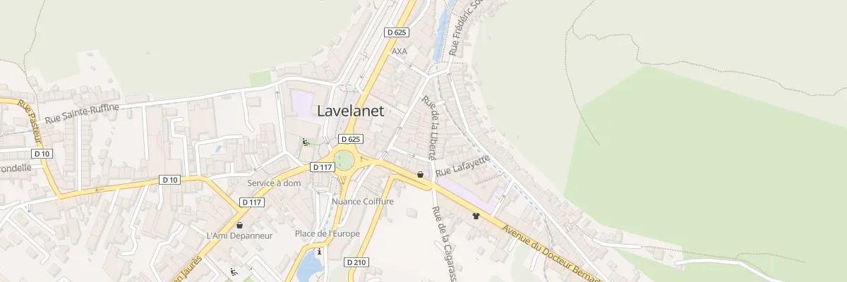 Plan du 5 Rue de la Liberté à Lavelanet