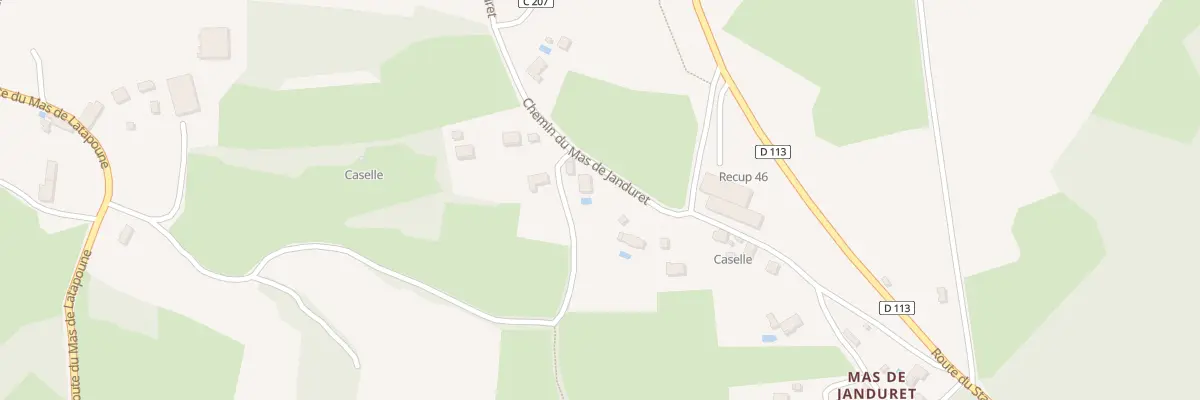 Plan du 814 Chem du Mas de Janduret à Livernon
