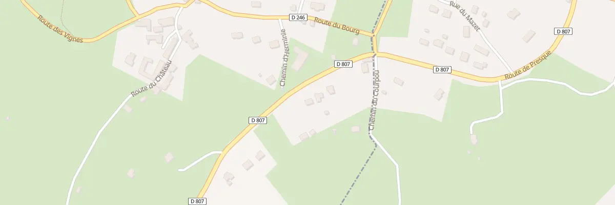 Plan du 11 Rte de Gramat à Saint-Médard-de-Presque