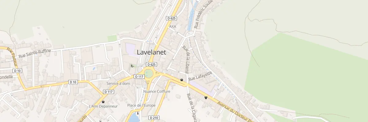 Plan du 7 Rue de la Liberté à Lavelanet