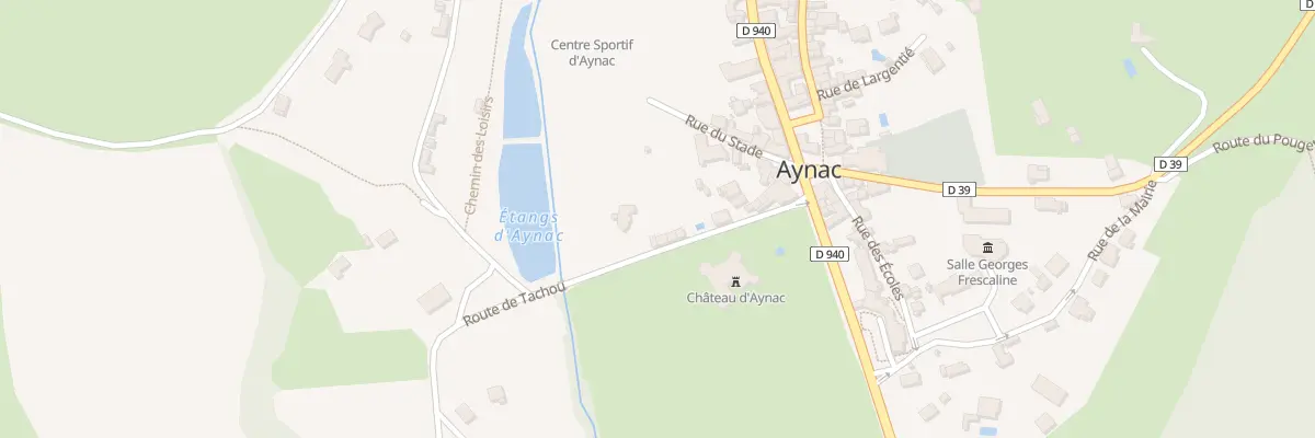 Plan du 120 Route de Tachou à Aynac