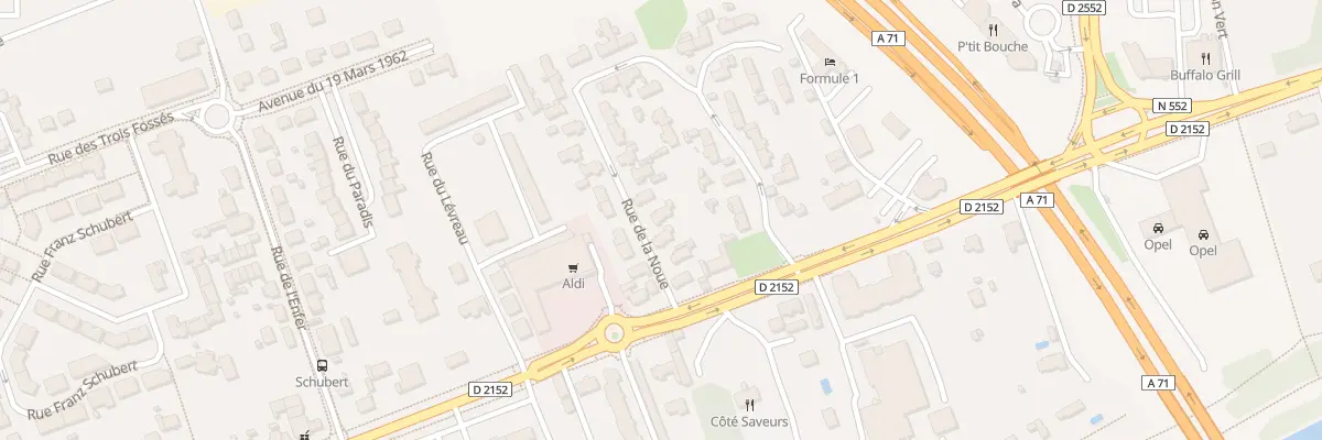 Plan du 8 Rue de la Noue à La Chapelle-Saint-Mesmin