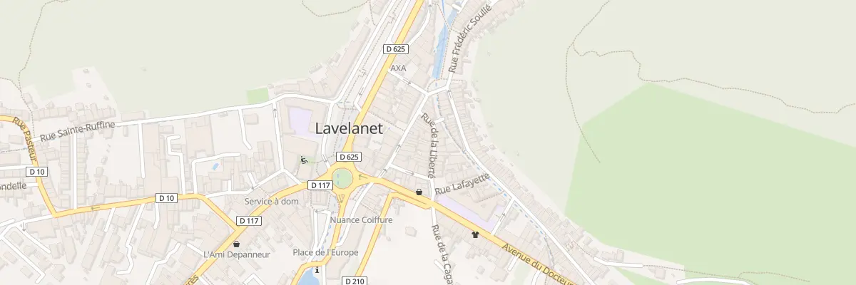 Plan du 11 Rue de la Liberté à Lavelanet