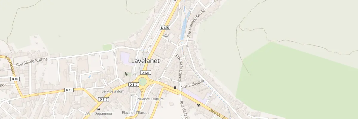 Plan du 21 Rue de la Liberté à Lavelanet