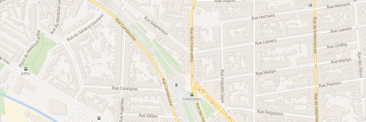 Plan du 160 Rue des Fontinettes à Calais
