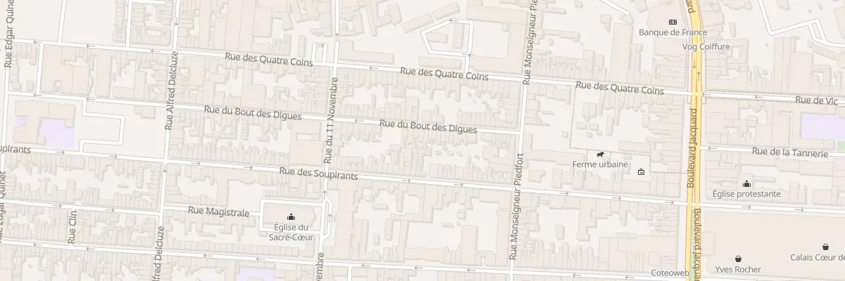 Plan du 41 Rue du Bout des Digues à Calais