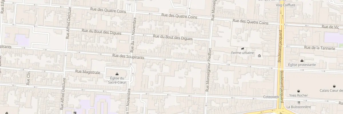 Plan du 66 Rue des Soupirants à Calais