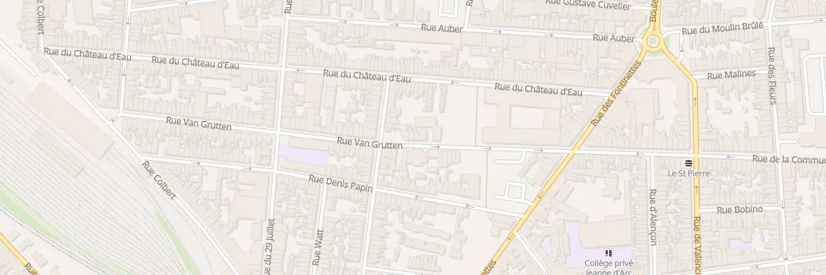 Plan du 42 Rue Van Grutten à Calais