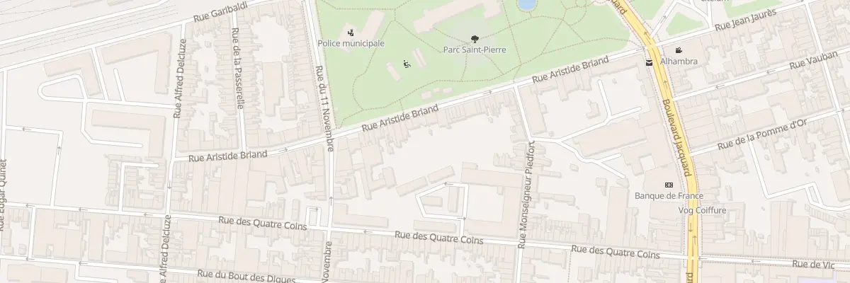 Plan du 45 Rue Aristide Briand à Calais