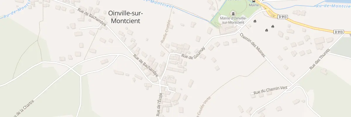 Plan du 8 Rue de Gournay à Oinville-sur-Montcient