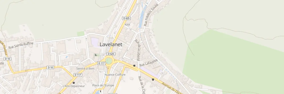 Plan du 14 Rue de la Liberté à Lavelanet