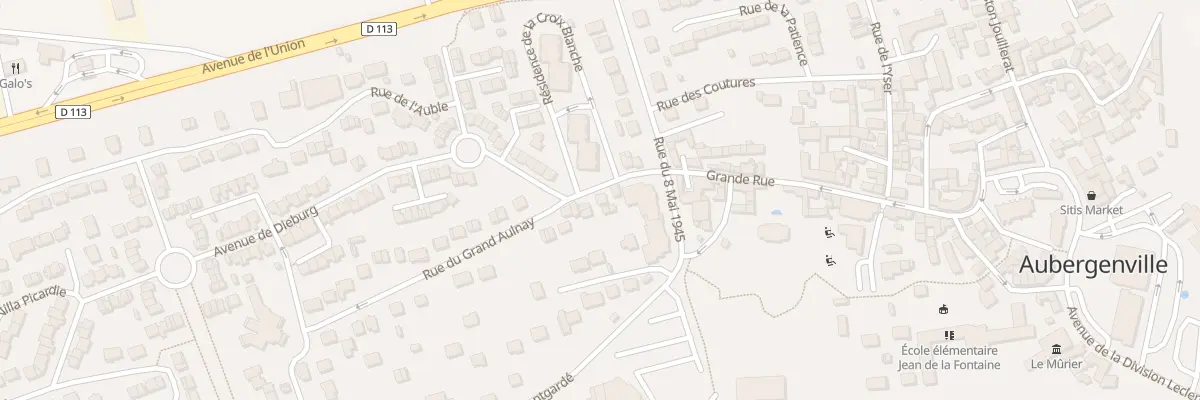 Plan du 39 Gr Grande Rue à Aubergenville